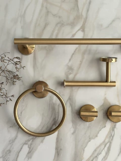 Set de accesorios para Baño x5 Pzas Oro GH-0033ORO, foto 2 de 7