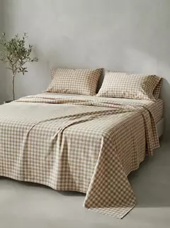 Juego de Sabanas Cuadrille King Beige GH-2051K-BE, foto 1 de 4