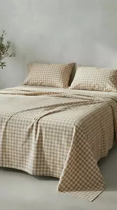 Juego de Sabanas Cuadrille King Beige GH-2051K-BE, foto 3 de 4