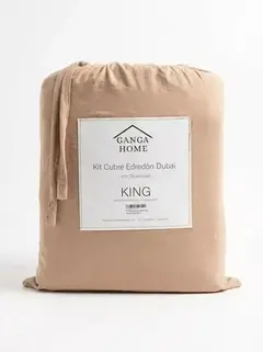 Kit Cubre Edredón Dubai Almendra, foto 3 de 7