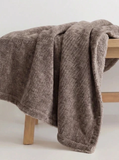 Manta Soft Chenille Mocha, foto 3 de 6