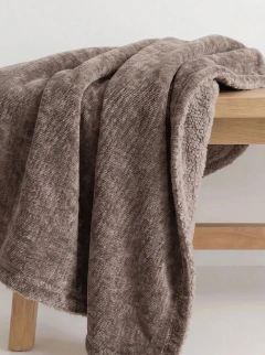 Manta Soft Chenille Mocha, foto 4 de 6