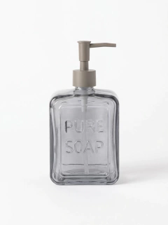 Dispenser de Vidrio Gris PURE SOAP GH-73, foto 1 de 2