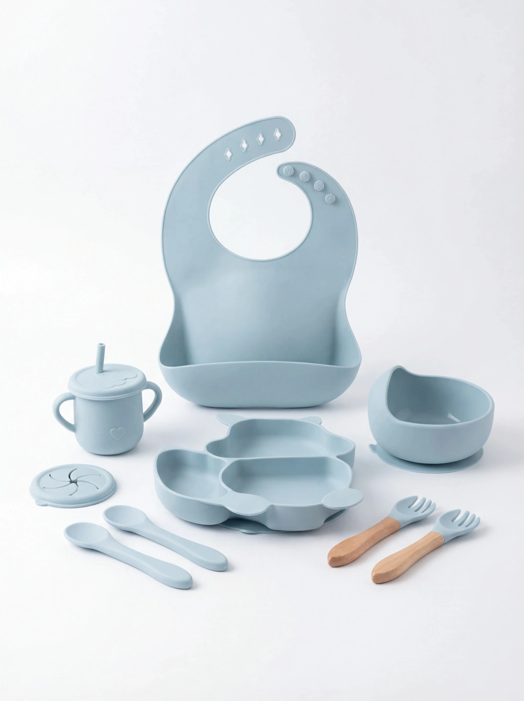 Set Infantil Celeste De Silicona Zorro GH-1851
