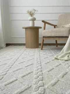 Alfombra XL Trenzada Off white GH-003OFF, foto 2 de 2