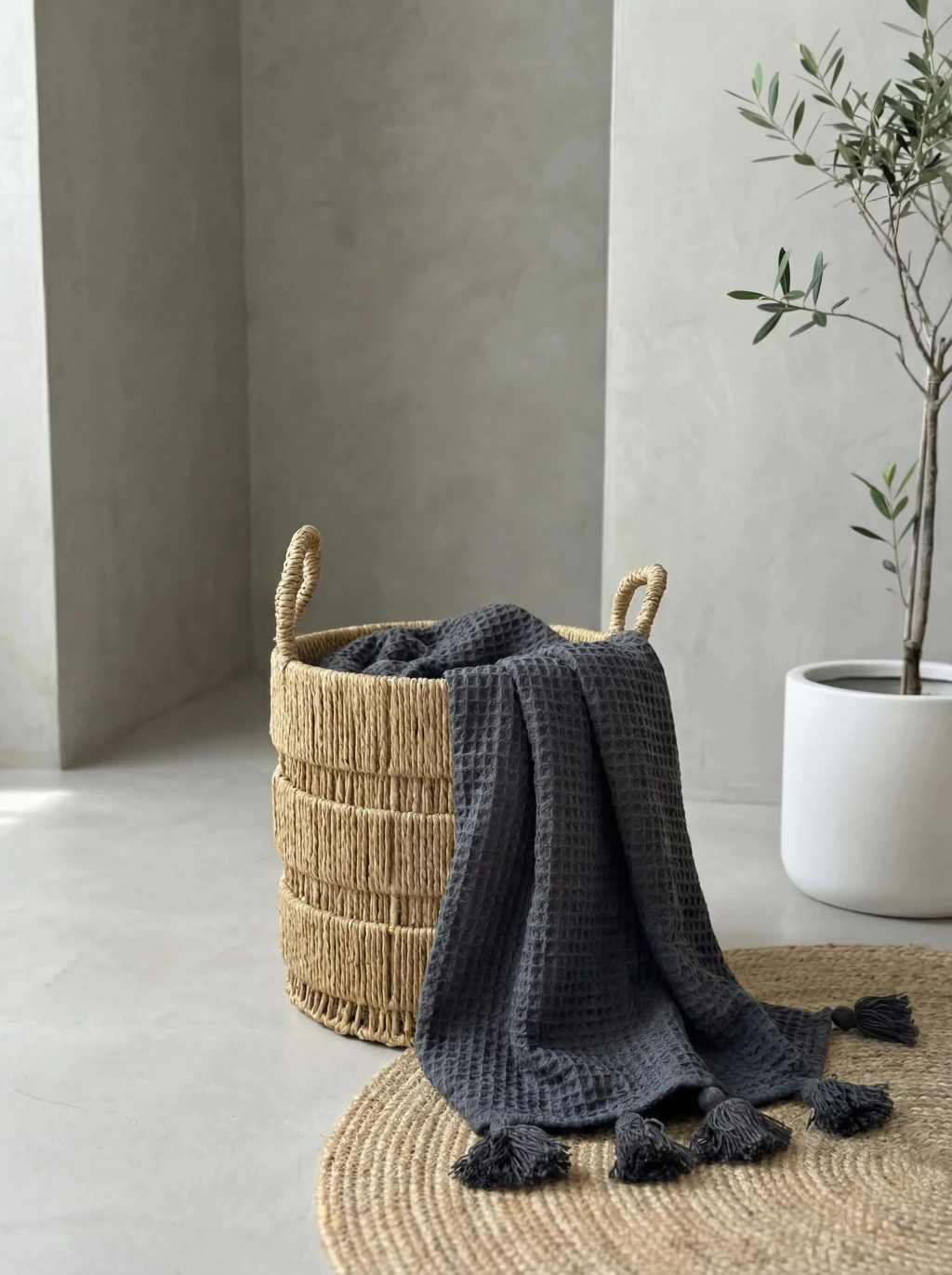 Manta 125X150 Gris oscuro GHI-139