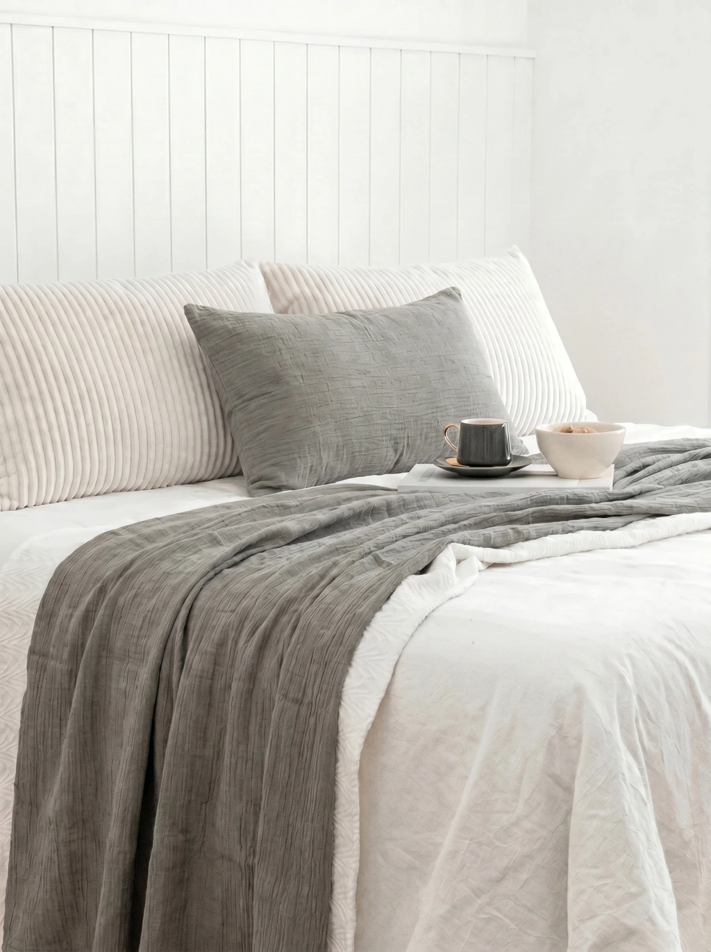 Pie de Cama Filipa Gris Medio GH-0088GM