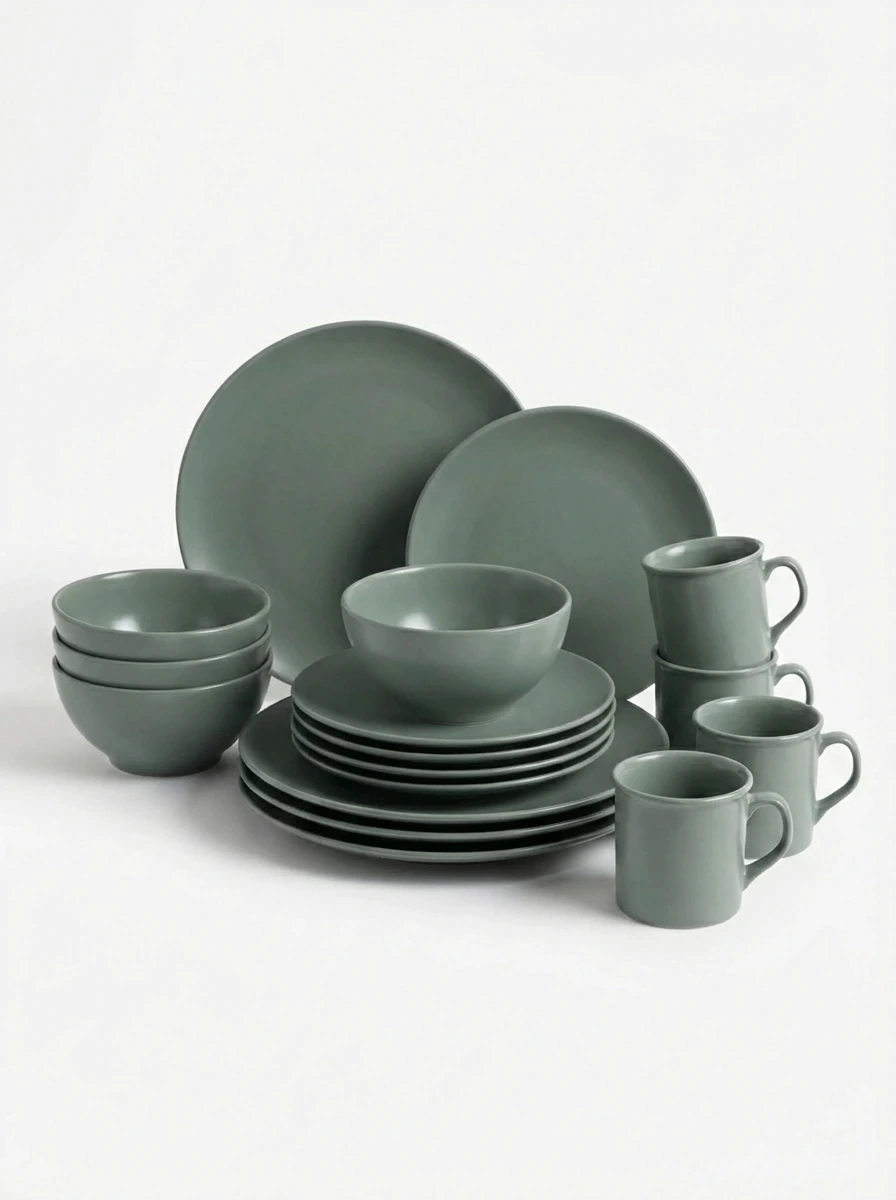 Set x16 piezas Verde Grisáceo GHI-087V2