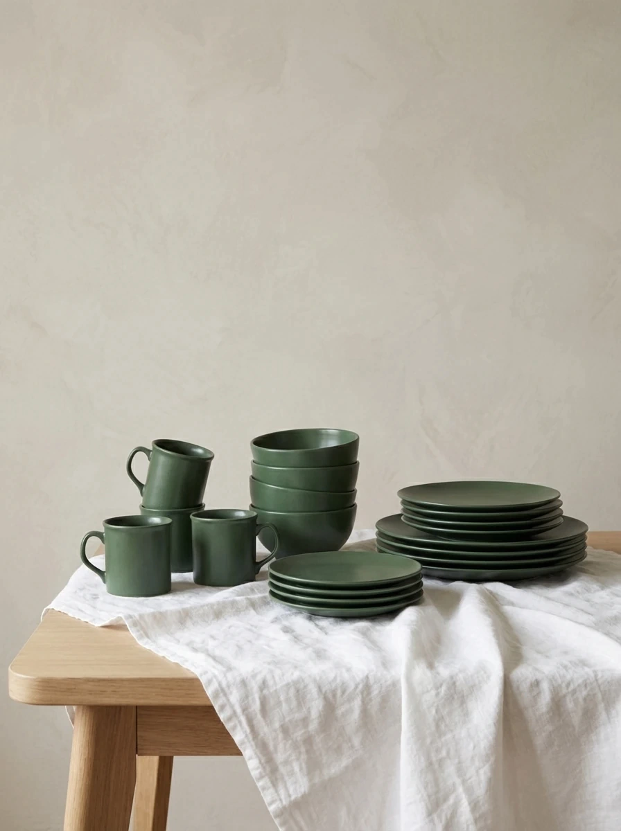 Set x16 piezas Verde Oscuro GHI-087V1