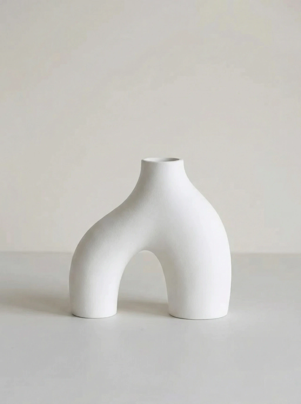 Florero Curvo 20X19 Blanco GH-2912