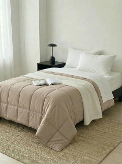 Acolchado 4 Estaciones California Twin Beige GH-0012-T/BG, foto 1 de 6