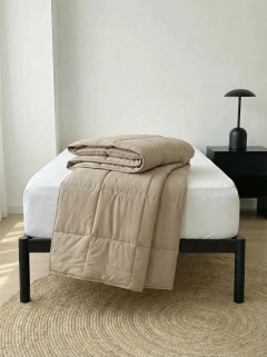 Acolchado 4 Estaciones California Twin Beige GH-0012-T/BG, foto 3 de 6