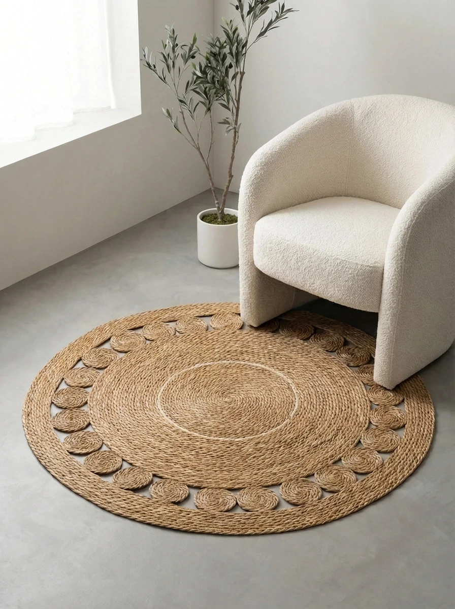 Alfombra Flor Redonda GH-2746