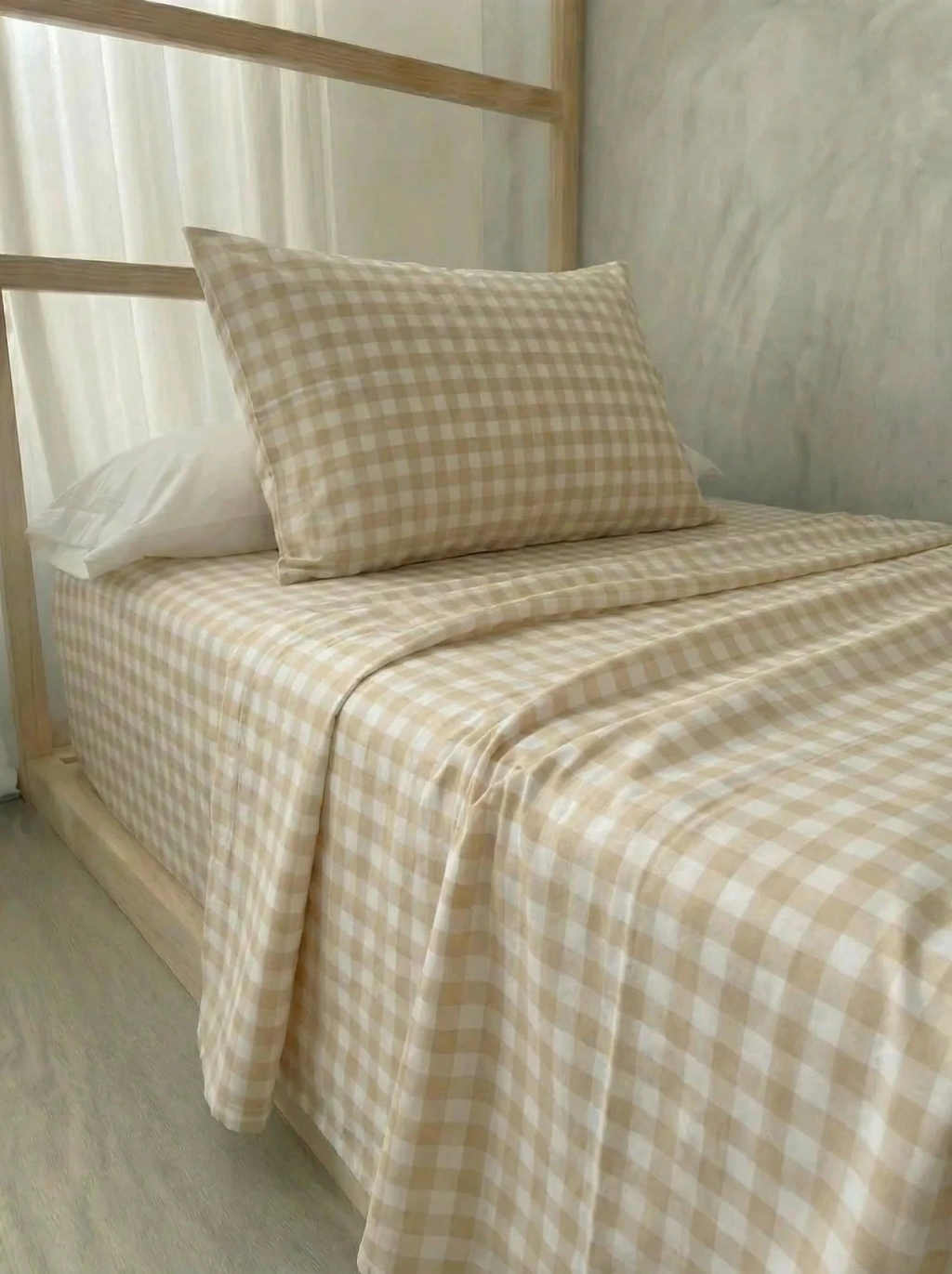 Juego de Sabanas Cuadrille Twin Beige GH-2051T-BE