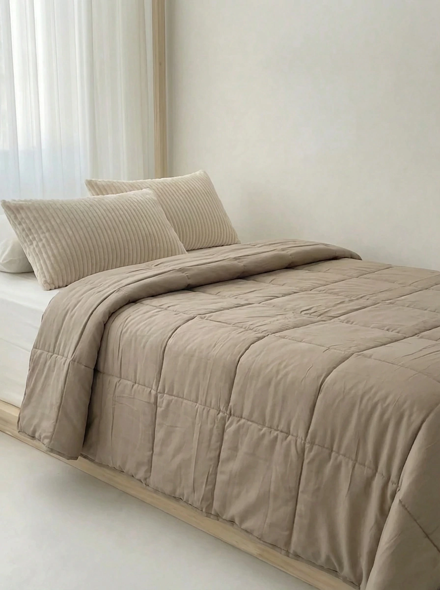 Acolchado Georgia Twin Beige GH-2025T-BE