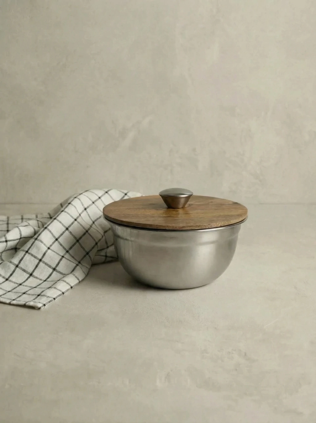 Bowl Acero Inox. c/ tapa GHI-505