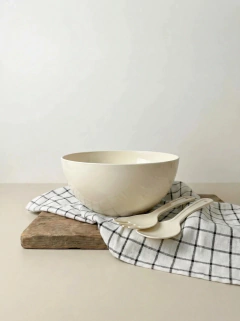 Set Ensaladera + Utensilios Crema GHT-022, foto 1 de 2