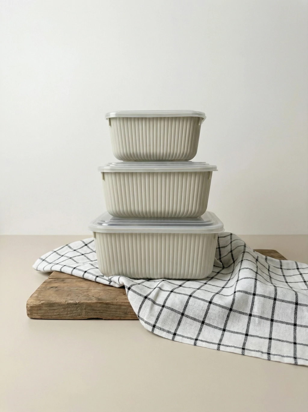 Set x3 Tuppers Relieve Beige GHT-027B