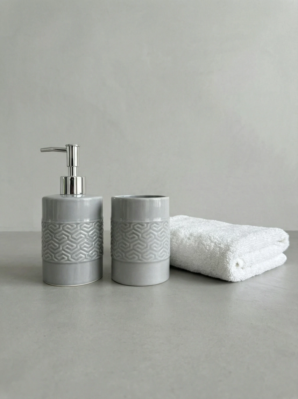Set de Baño Persa Gris GH-2824