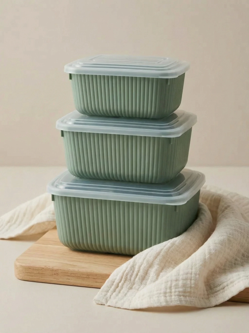 Set x3 Tuppers Relieve Verde GHT-027V