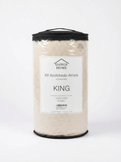 Kit Acolchado Amara King Beige GH-0270/K-BG, foto 4 de 6