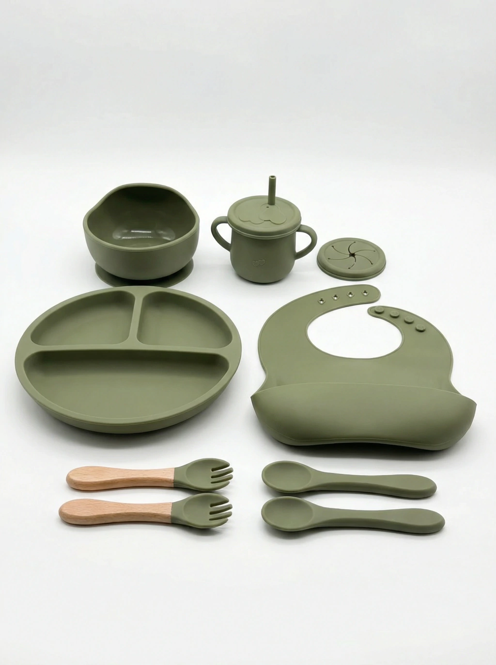 Set Infantil Silicona Verde GH-2228