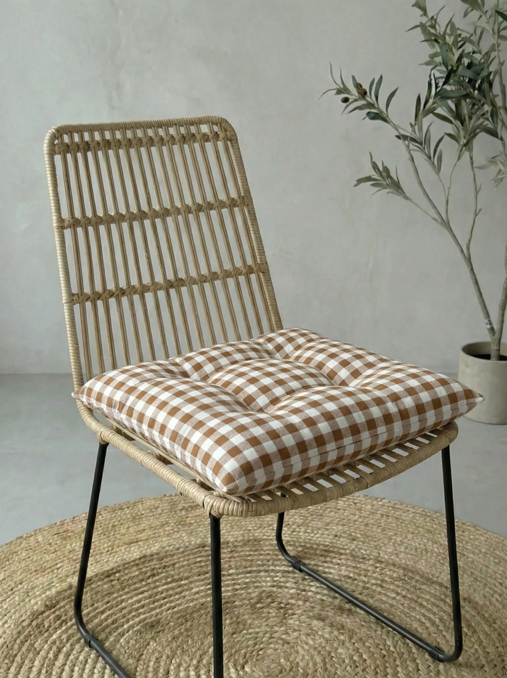 Pillow Para Sillas Cuadrille Marron GH-2278M