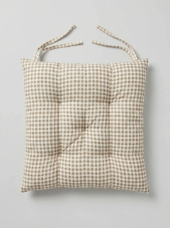 Pillow Para Sillas Mini Cuadros Marrón GH-2281M, foto 2 de 2