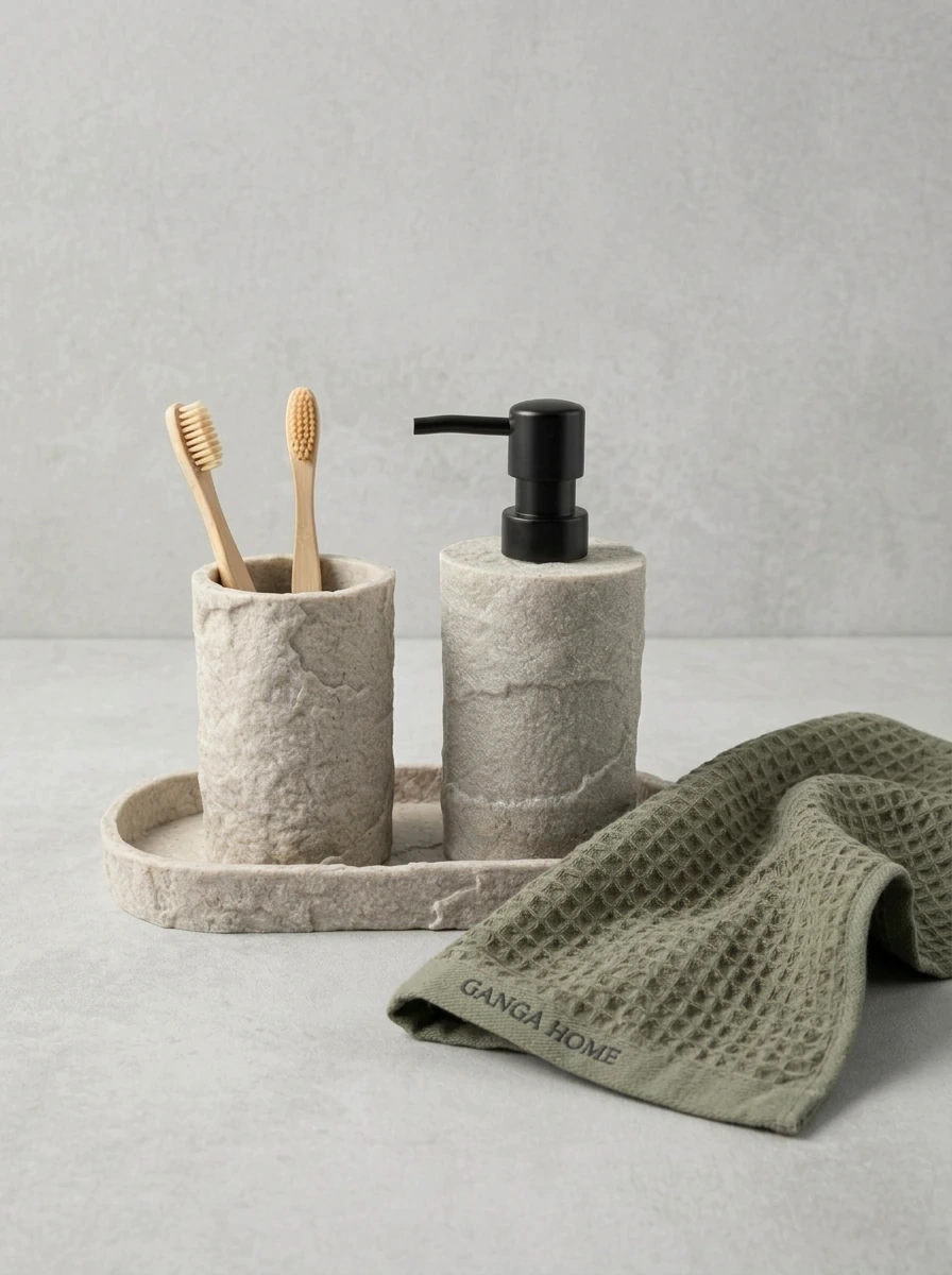 Set de Baño Efecto Piedra GH-0225