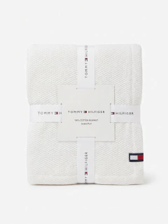 Cubrecama Tommy Hilfiger Queen Blanco, foto 4 de 4