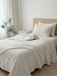 Cubrecama Tommy Hilfiger Twin Blanco, foto 1 de 6