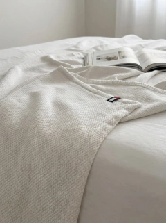 Cubrecama Tommy Hilfiger Twin Blanco, foto 2 de 6