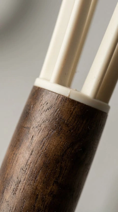 Batidor Crema C/Mango Madera Oscuro GH-2460, foto 2 de 2