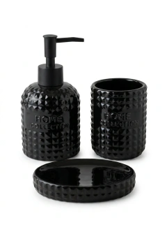 Set de Baño x3 Collection Negro GH-2513N, foto 2 de 2