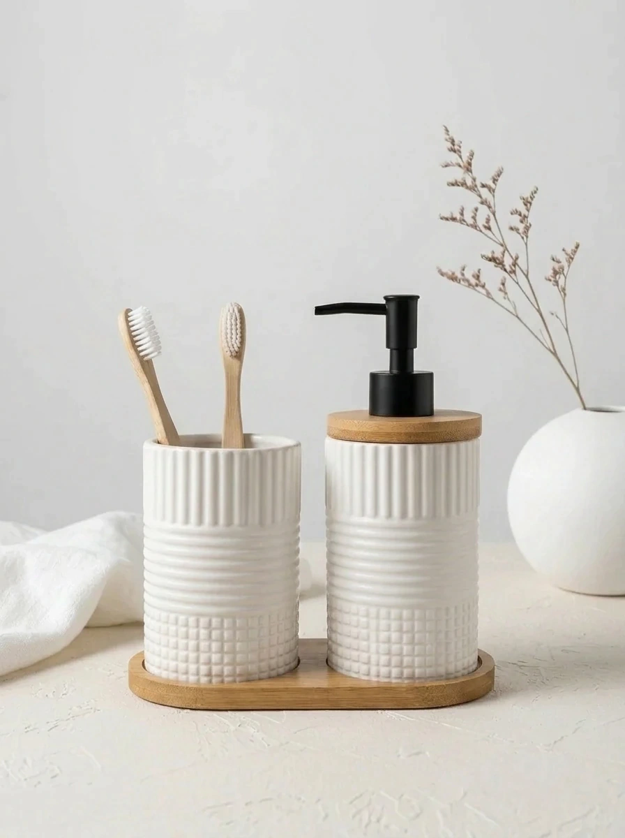 Set de baño x3 Pietra GH-2385