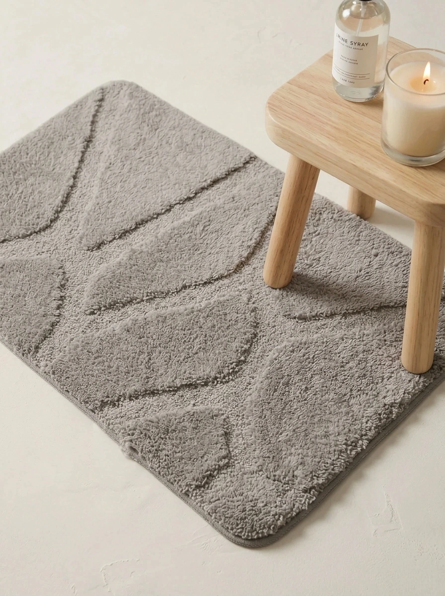Alfombra Polar Gris 50x80 GH-2206