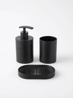 Set de Baño 3 Piezas Negro GH-0211NG, foto 2 de 2