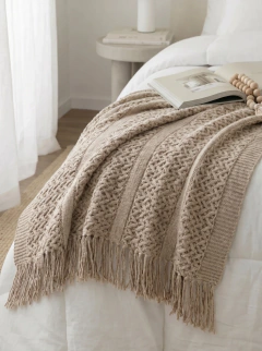 Manta Bruma Beige GH-0140BG, foto 1 de 3