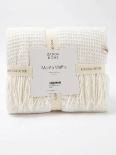 Manta Waffle Blanco GH-0144BL, foto 4 de 6