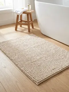 Alfombra Chenille 50x80 Beige GH-0138BG, foto 3 de 4