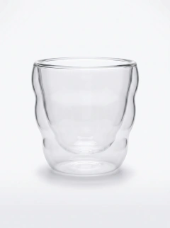 Vaso Doble Vidrio Ondas GH-2234, foto 2 de 3