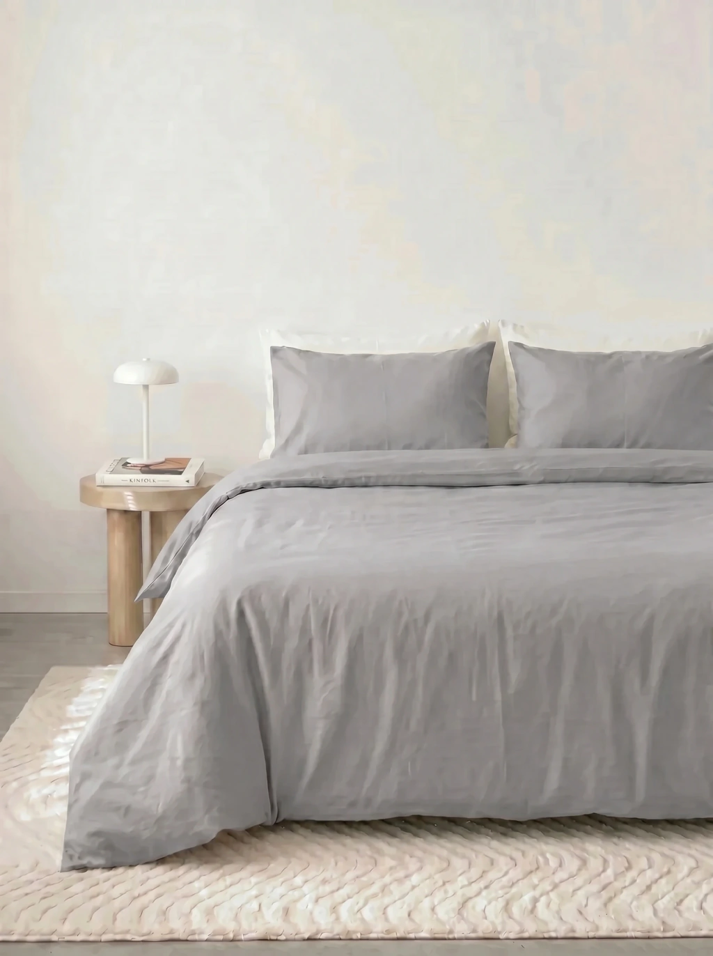 Set x3 Piezas Funda Duvet Gris