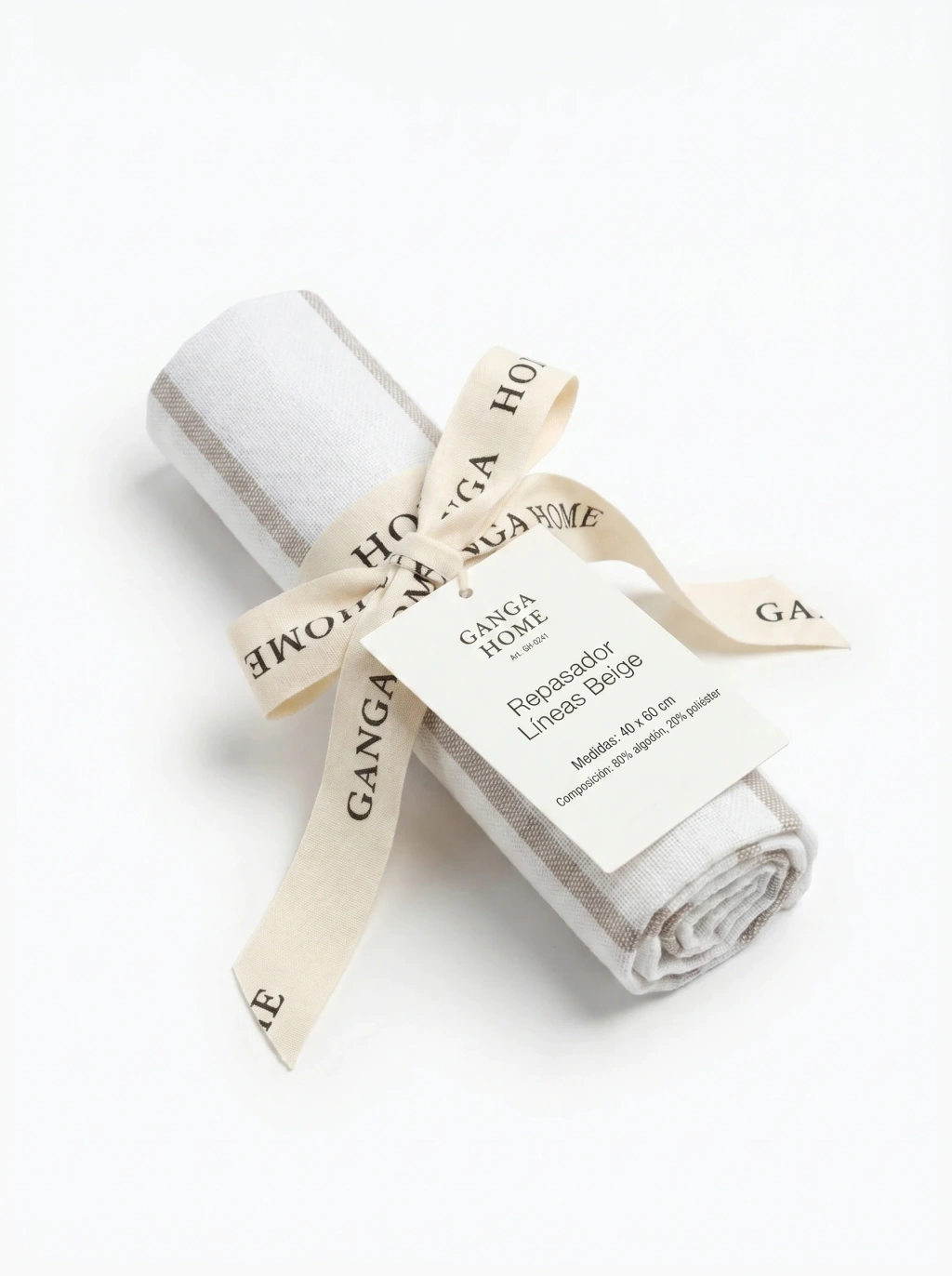 Repasador Líneas Beige GH-0241