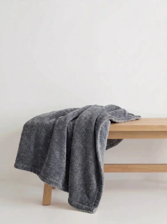Manta Soft Chenille Gris Grafito, foto 1 de 4