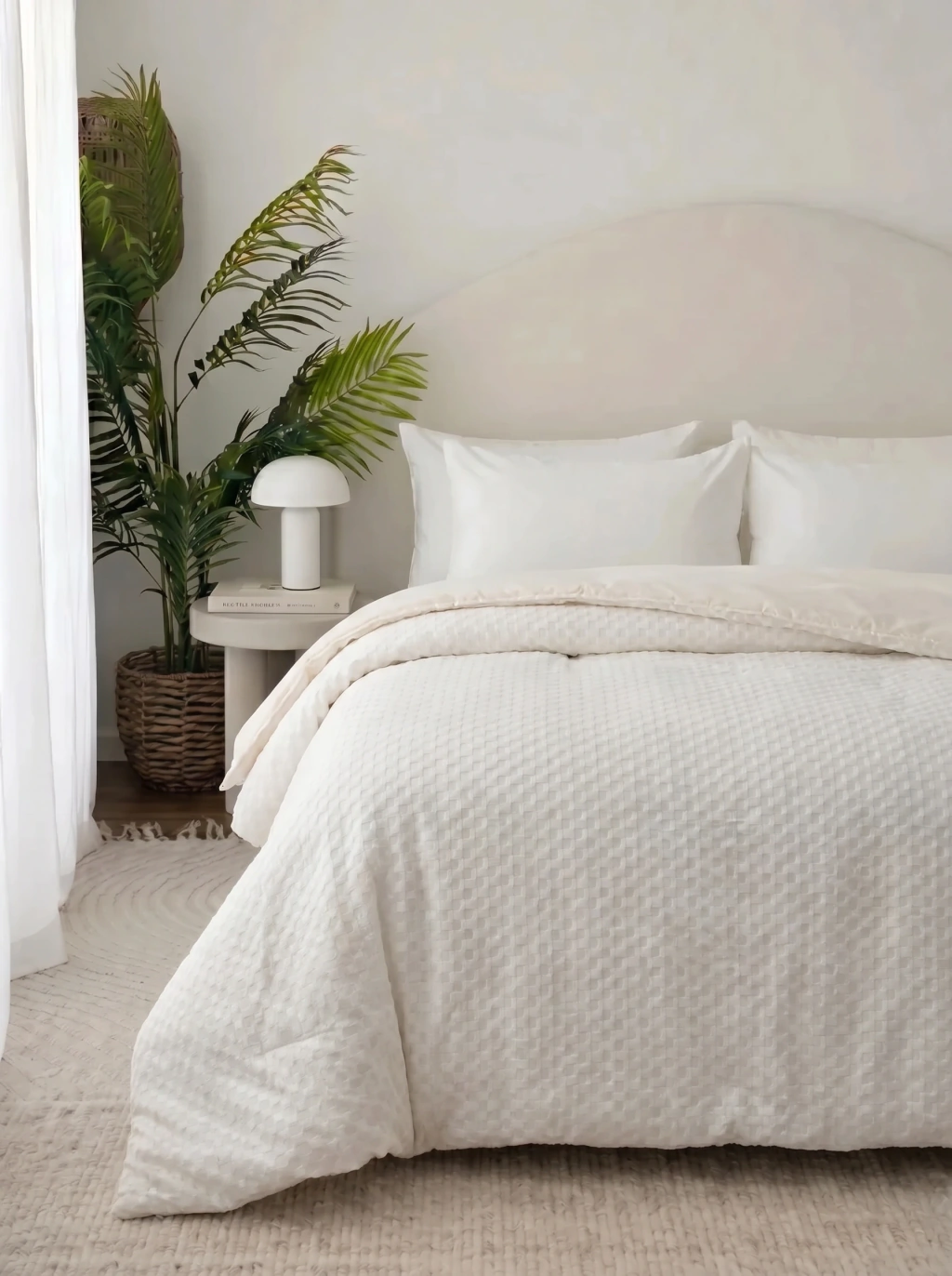Acolchado Jacquard Off White