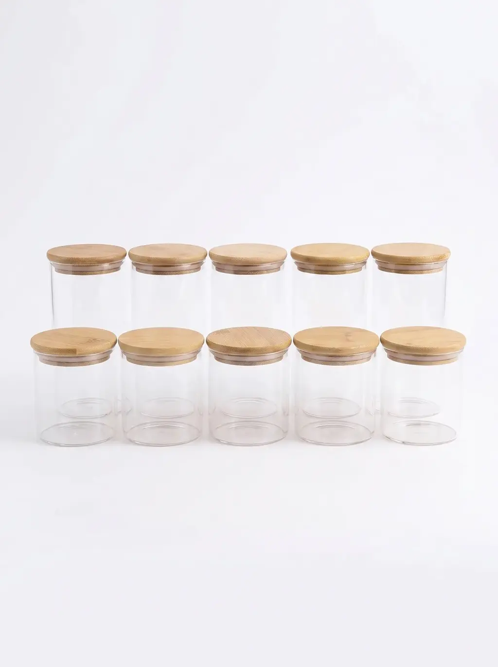 Set x10 Frascos redondos