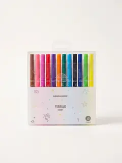 Kit Set x12 fibras Kindy + Set x12 crayones Jumbo, foto 4 de 4