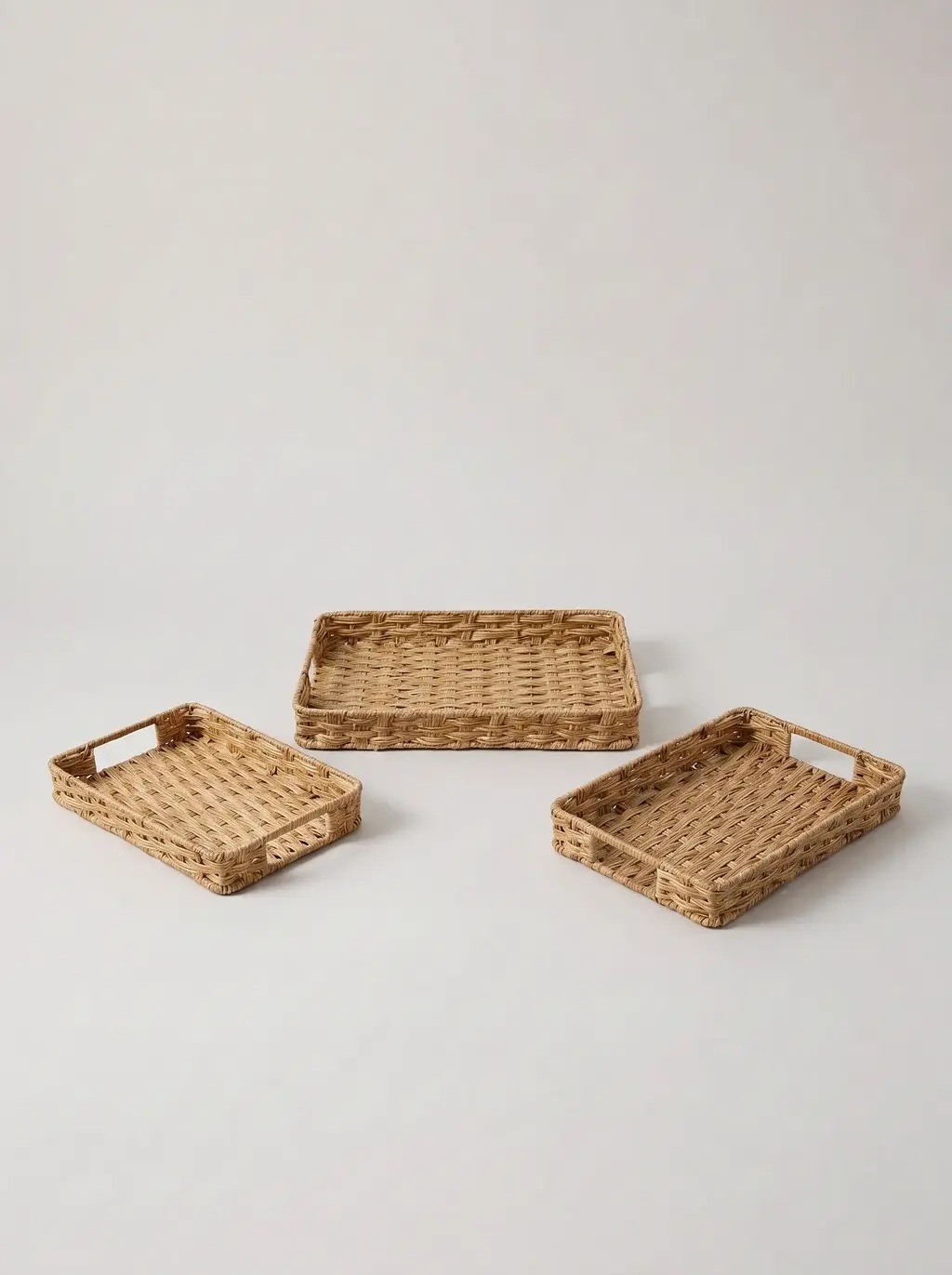 Set x3 Bandejas Trenzada