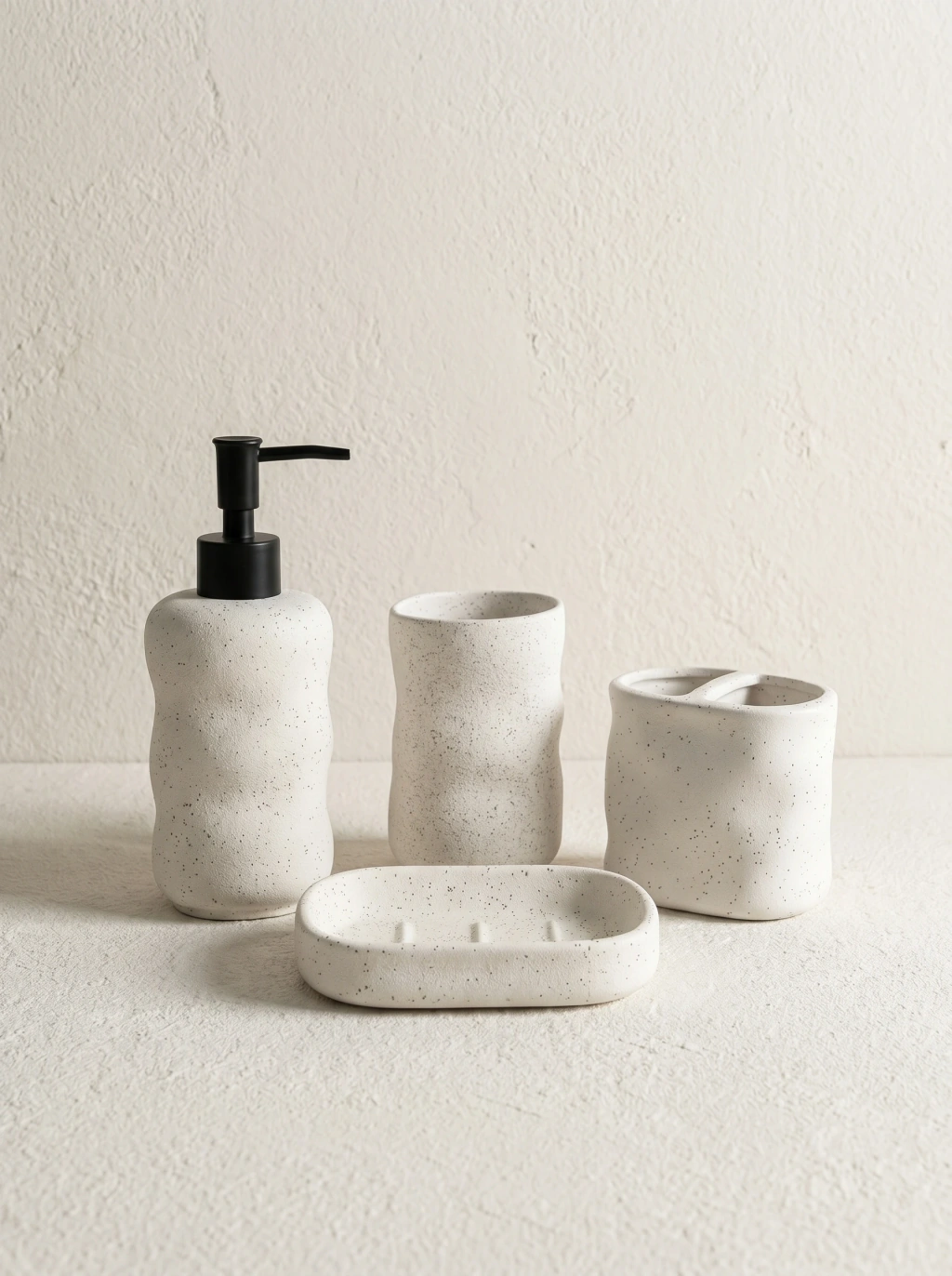 Set x4 de Baño Noruega Blanco GH-2990
