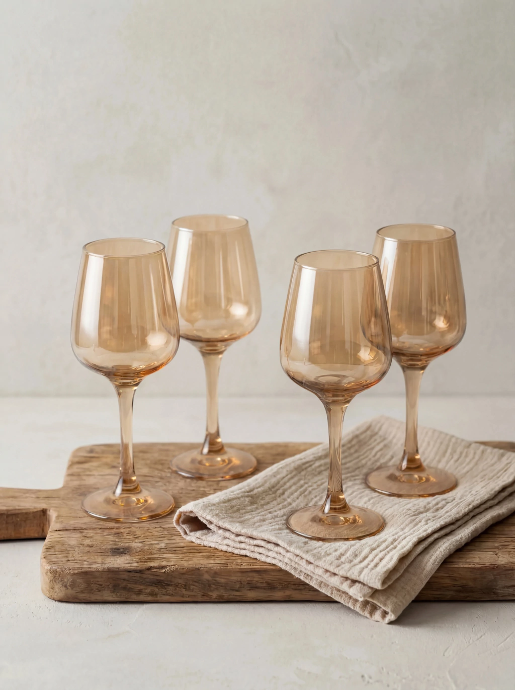 Set x6 copas de vino ambar GH-2398